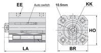 CD55B63-80 KOMPAKTCYLINDER ISO 21287