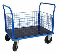 PLATTFORMSVAGN, 800X1200 900 MM BLÅ