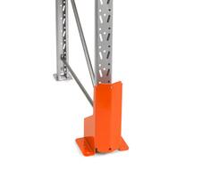 STOLPSKYDD H=400 MM KOMPL ORANGE