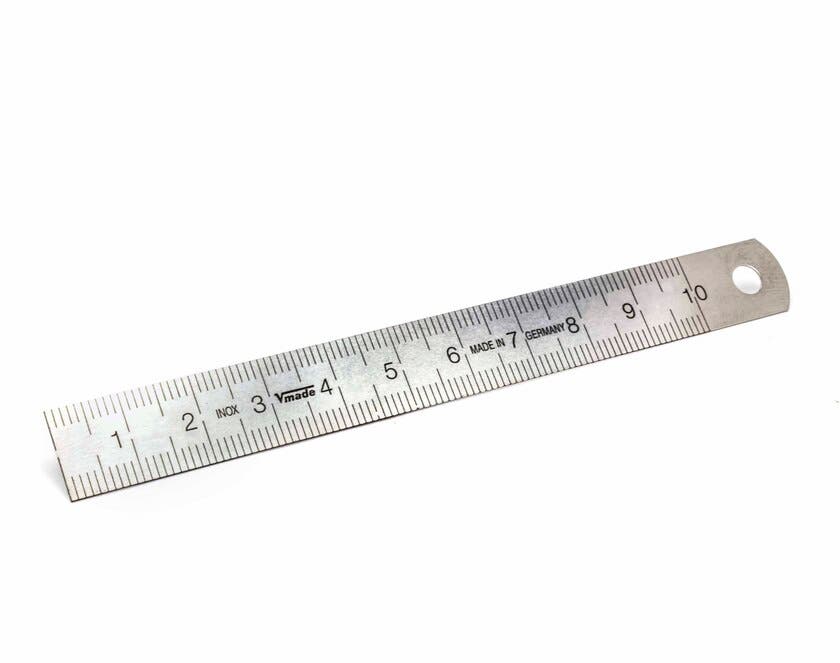 STÅLSKALA ROSTFRI 500X30