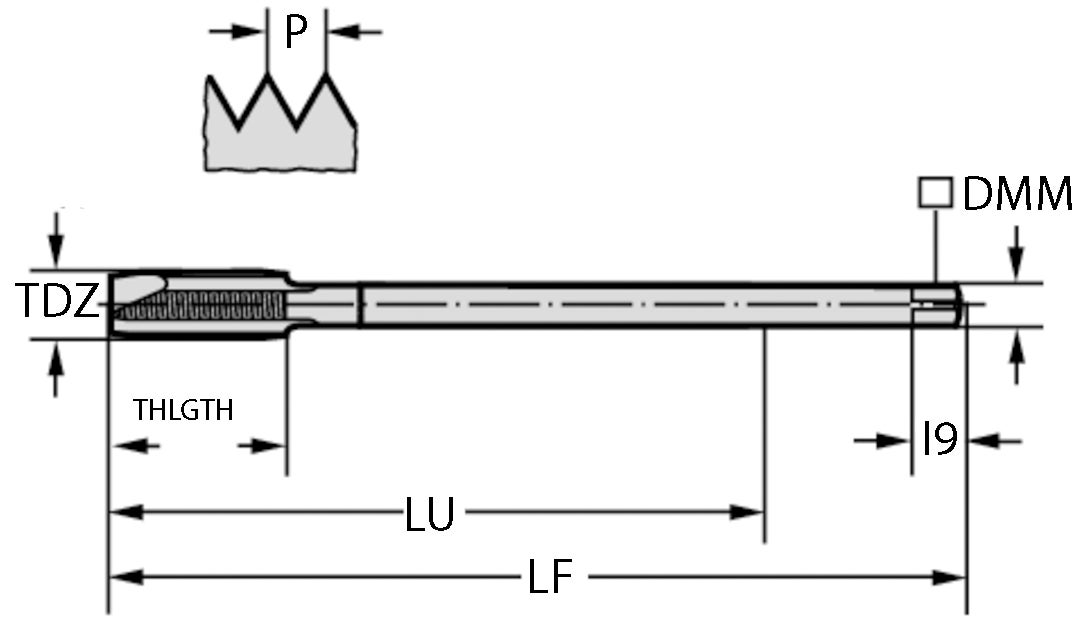 GÄNGTAPP P203603-M8