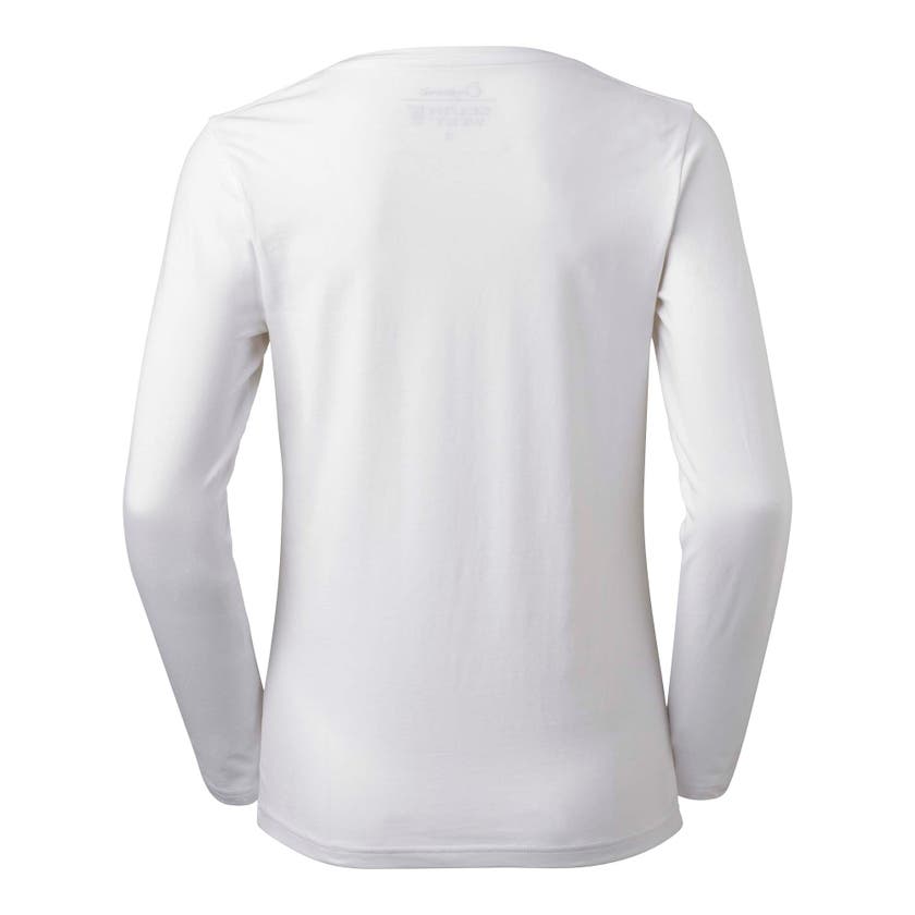 T-SHIRT LILY LDS RN LS VIT STORLEK