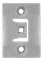 FÄSTPLATTA 2403 SYM GÅNGJ VIT