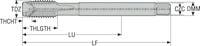TAPP MTP-M30X3.50ISO6HX-TB-P00 4-A
