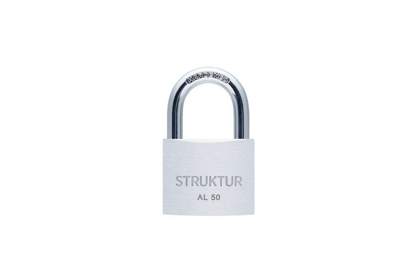 HÄNGLÅS STRUKTUR ALUMINIUM 50 1 ST