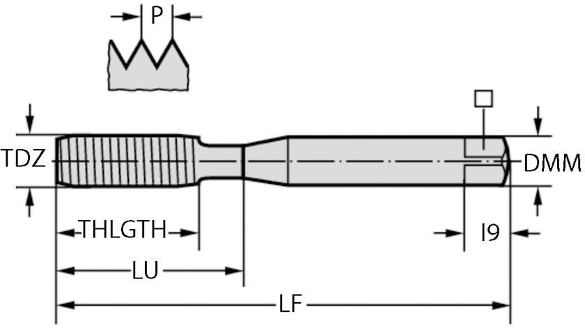 GÄNGTAPP TC420-M2-C0-WW60BA Thread Formers, HSS-E, Supreme
