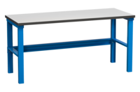 ARBETSBORD INKL. BORDSSKIVA GRÅ VINYL - 1200