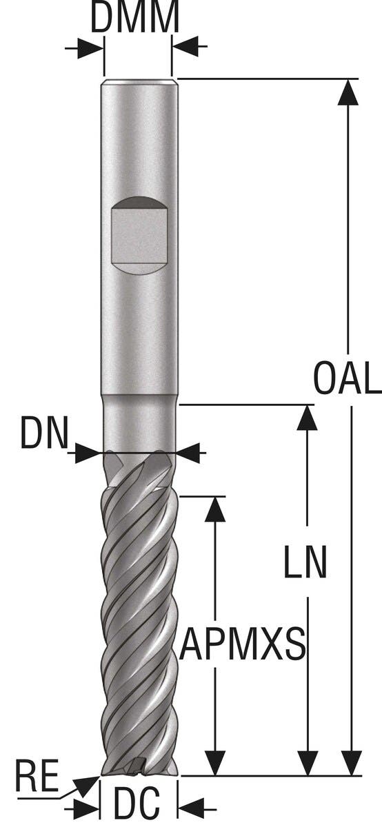 PINNFRÄS HM JS754200E3R300.3Z4 -HXT