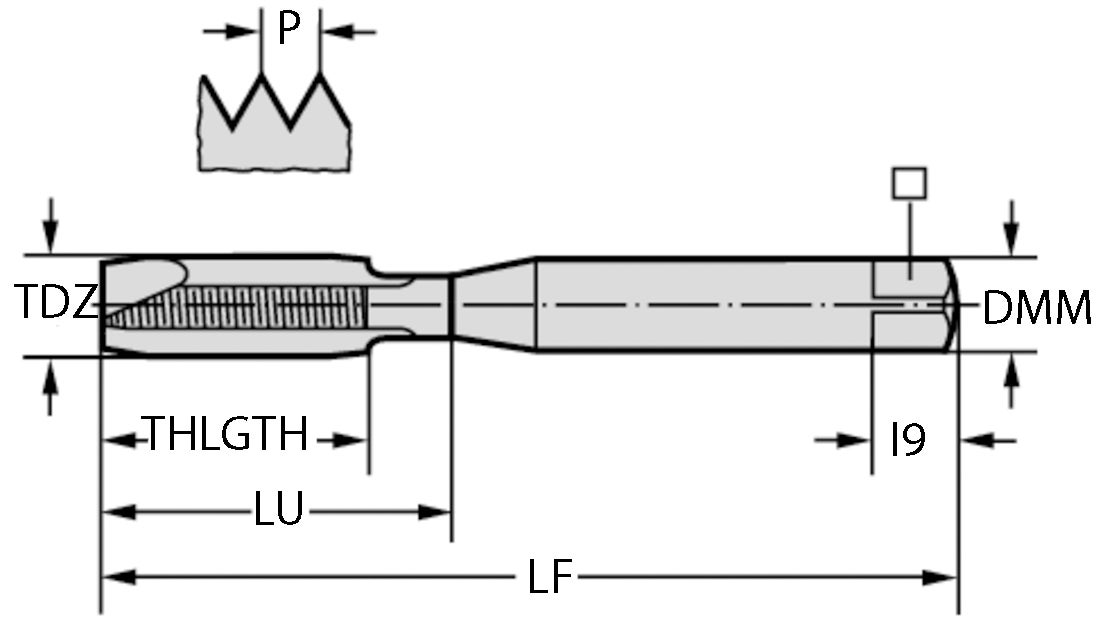 GÄNGTAPP M5 6G SPÅNDR. PROTOTEX X-PERT
