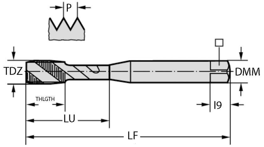 GÄNGTAPP M10 6G SPIRAL