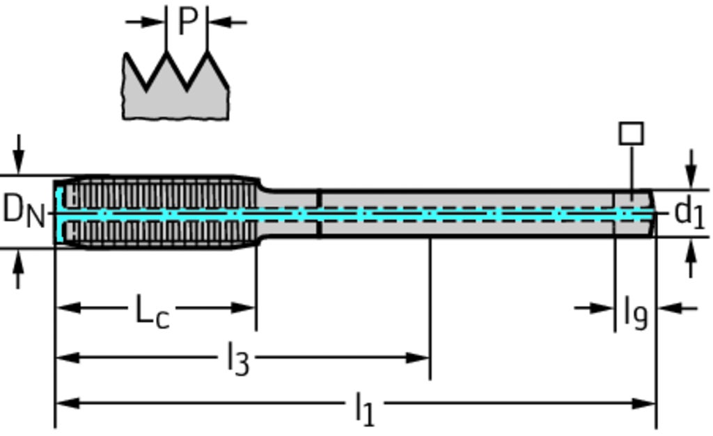 GÄNGTAPP TC420-M12X1.5-L2-WW60 Thread Formers, HSS-E, Supreme