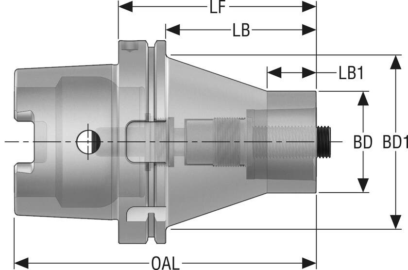 HÅLLARE HSKA125-C8-130-V