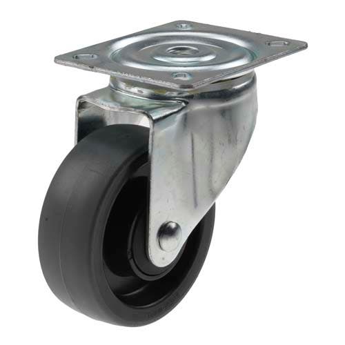 HJUL LEDB 100X30MM PUR GRÅ