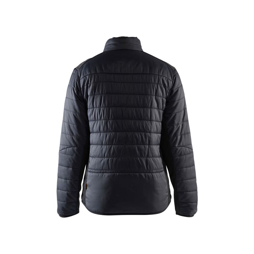 Jacka Varmfodrad Dam Svart/Röd L