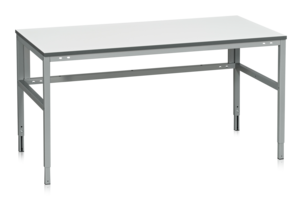 ARBETSBORD LD 300 LAMINAT 1200 X800 MM LJUSGRÅ RAL 7035