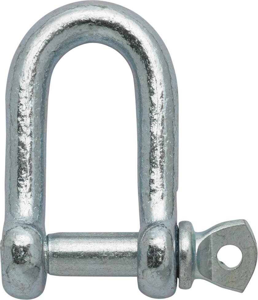 SCHACKEL RAK 10MM VARMGALV