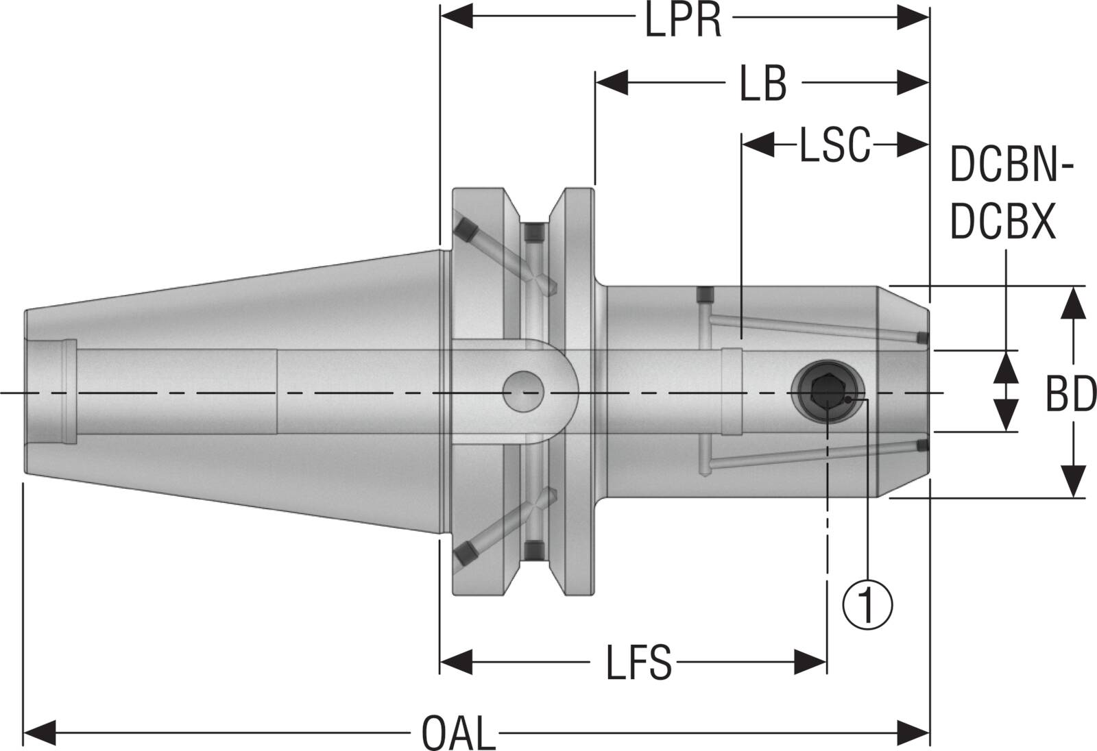 HÅLLARE BT40ADB-EM12-120-L1