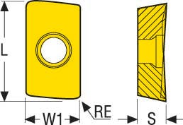 SKÄR APMX160408TR-M14 T350M