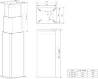 Lyftpelare Teleskopisk LC 150 Eldrift S500H