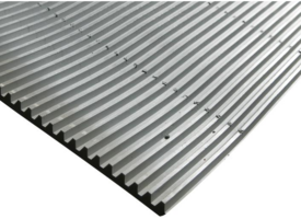 GUMMIMATTA RIBBTRALL NATUR SVART 1900X1350X14 MM