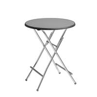 FLIP, Ø85CM, SVART SKIVA, GALV AT STATIV